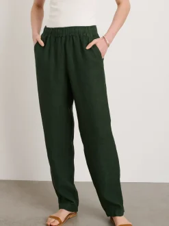 Sale Alex Mill Angelina Pant In Linen Pine Needle