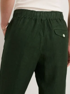 Sale Alex Mill Angelina Pant In Linen Pine Needle