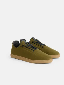 Online Alex Mill Baabuk For Wool Sneakers Army Olive