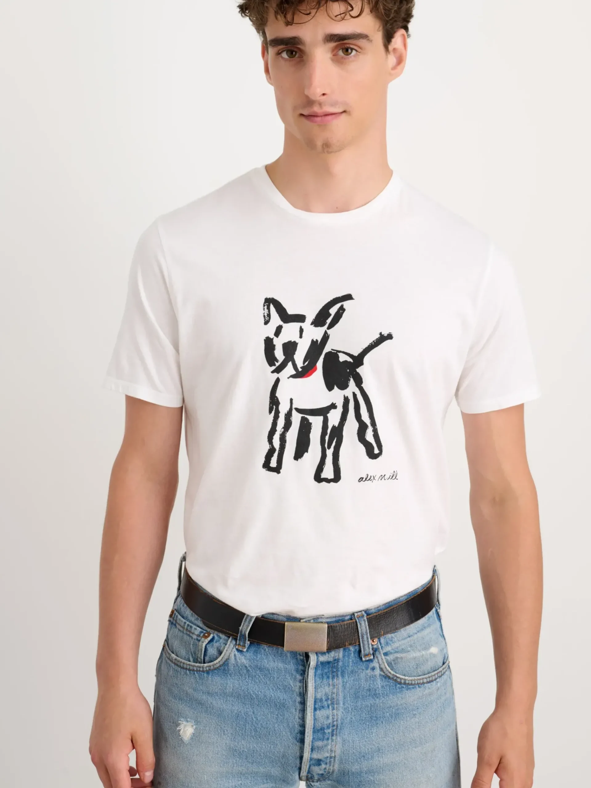 Best Alex Mill Boston Terrier Doggie T-Shirt