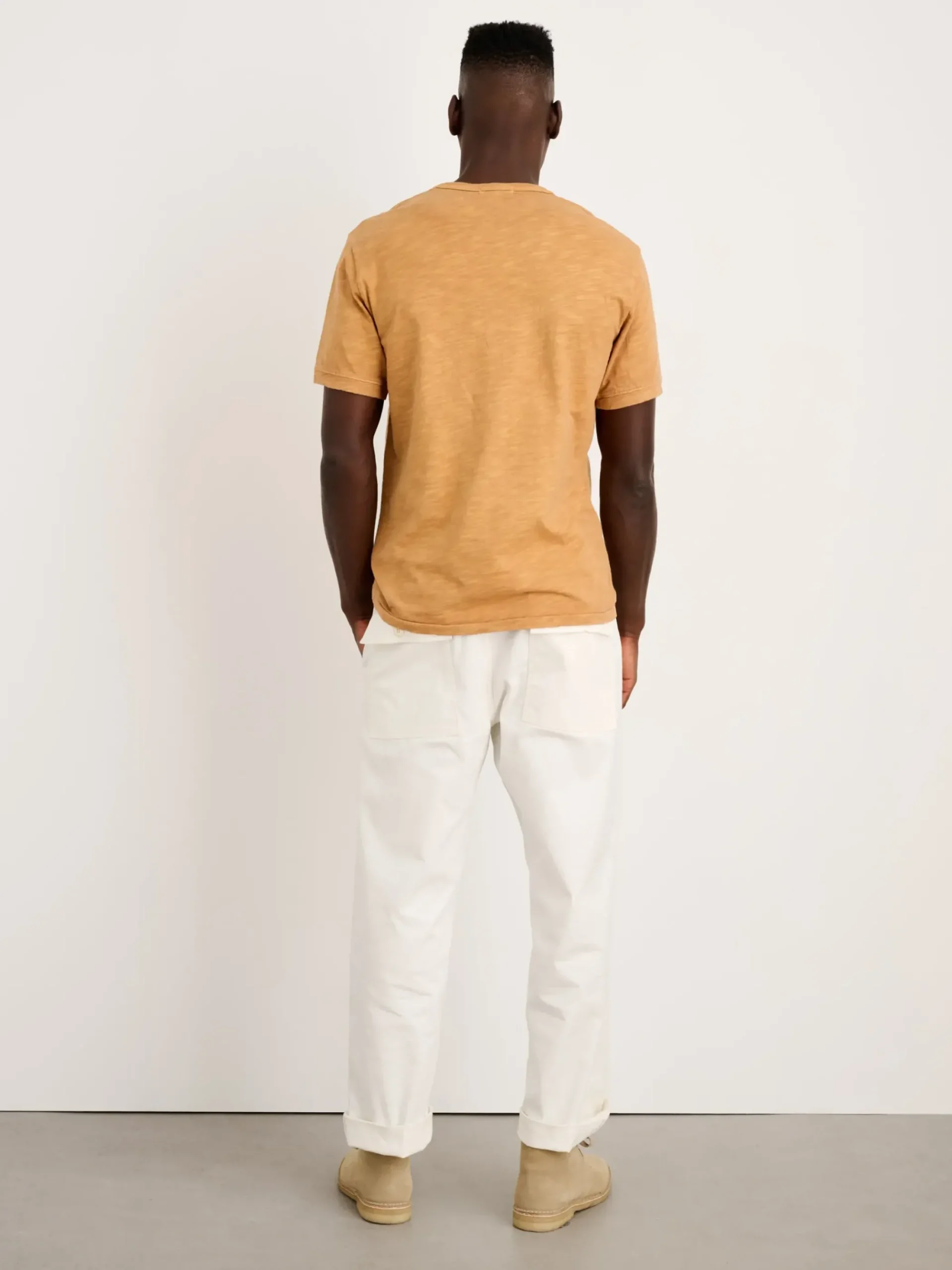 Hot Alex Mill Botanical Dye Standard Pocket Tee Golden Khaki