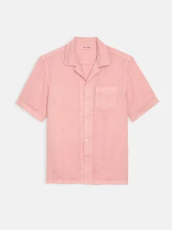 Fashion Alex Mill Botanical Dyed Camp Shirt In Linen