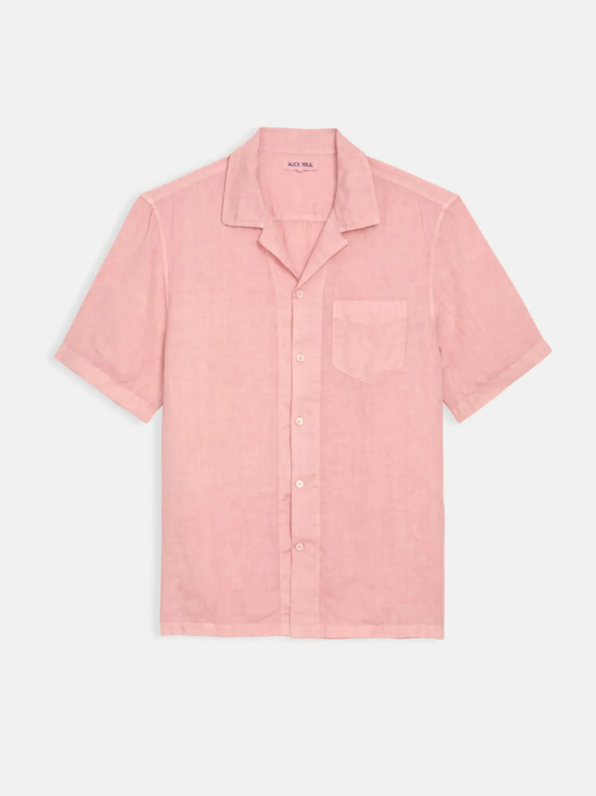 New Alex Mill Botanical Dyed Camp Shirt In Linen