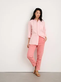 New Alex Mill Botanical Dyed Easy Shirt Light Rose