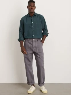 Online Alex Mill Botanical Dyed Easy Shirt Teal