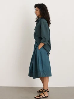Online Alex Mill Botanical Dyed Easy Shirt Teal