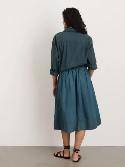 Online Alex Mill Botanical Dyed Easy Shirt Teal