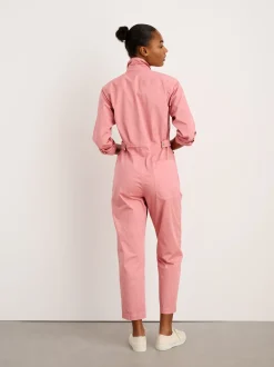 Sale Alex Mill Botanical Dyed Standard Jumpsuit Watermelon