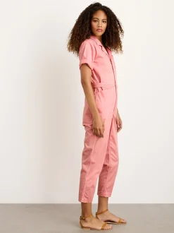 Best Alex Mill Botanical Dyed Standard Short Sleeve Jumpsuit