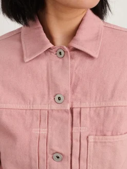 Clearance Alex Mill Botanical Dyed Trucker Jacket In Recycled Denim