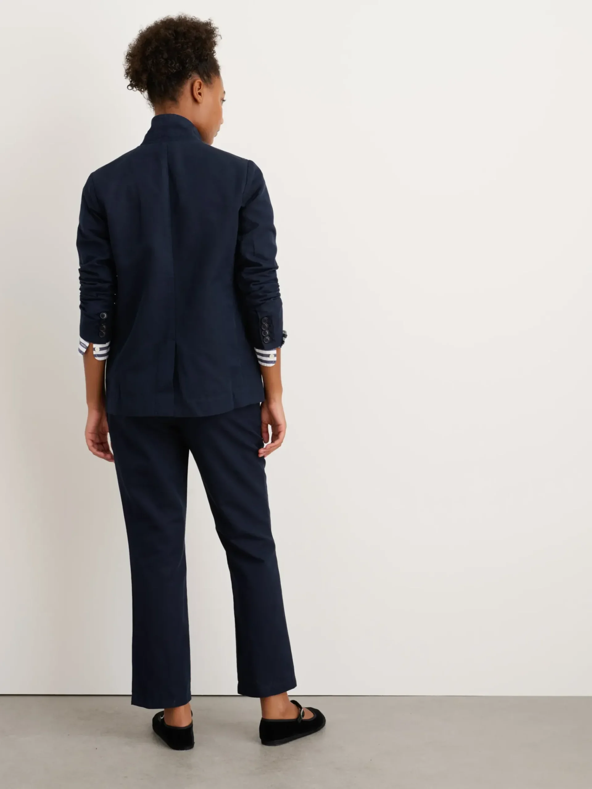 Online Alex Mill Boy Blazer In Cotton Linen Dark Navy