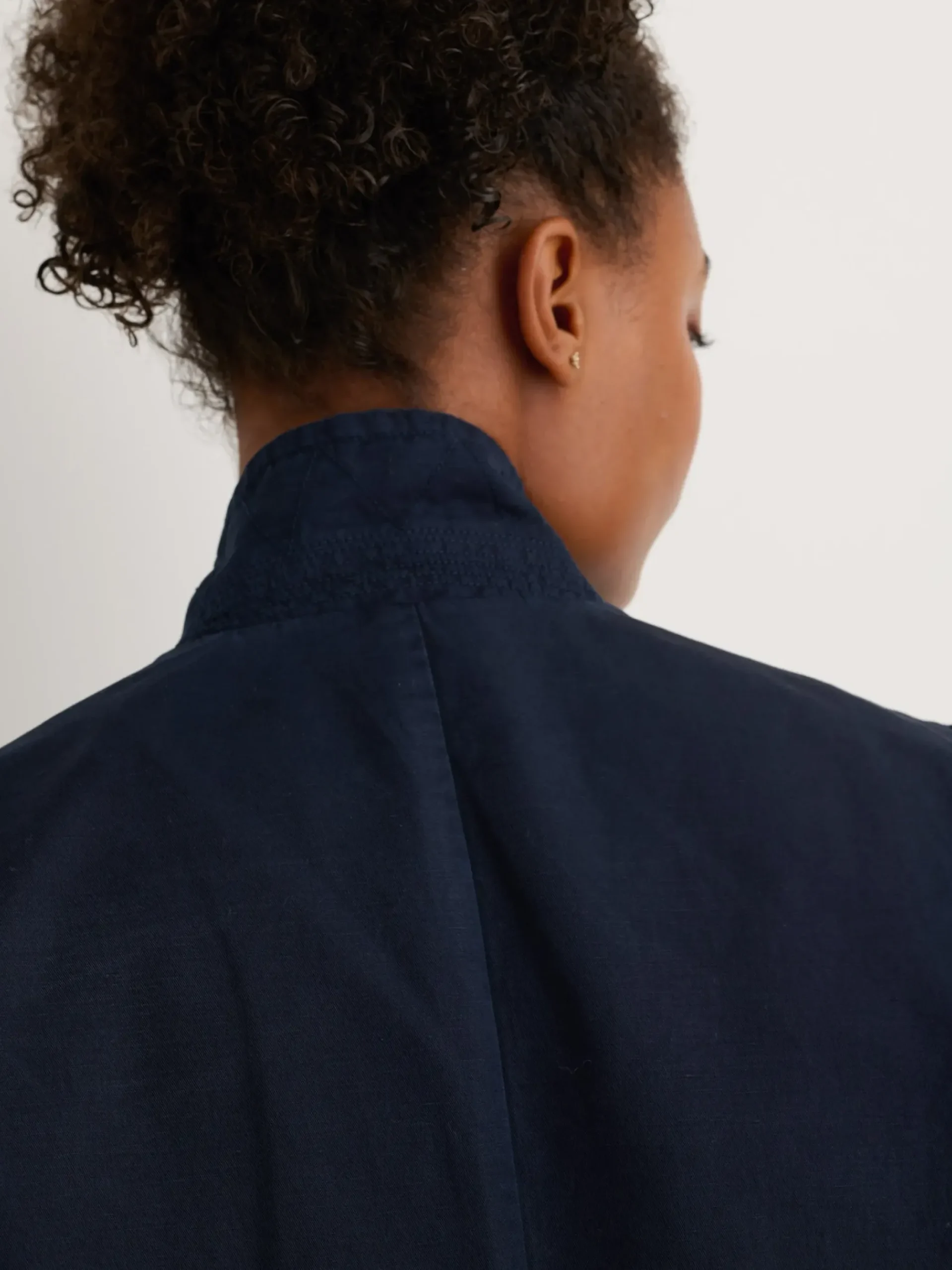 Online Alex Mill Boy Blazer In Cotton Linen Dark Navy