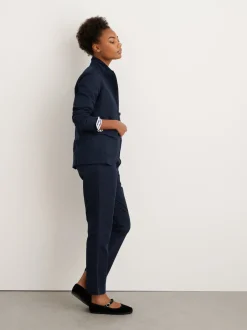 Online Alex Mill Boy Blazer In Cotton Linen Dark Navy