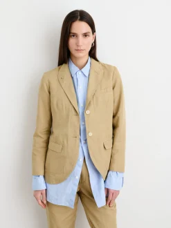 Fashion Alex Mill Boy Blazer In Cotton Linen Vintage Khaki