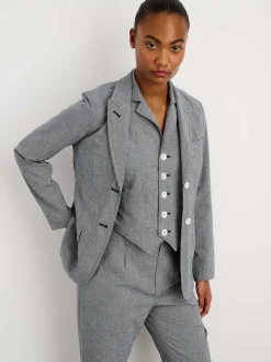 Hot Alex Mill Boy Blazer In Houndstooth