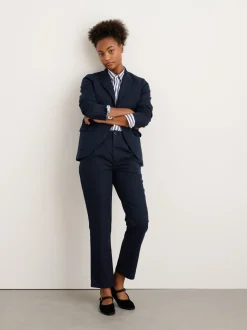 New Alex Mill Boy Pant In Cotton Linen Dark Navy