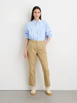 Sale Alex Mill Boy Pant In Cotton Linen Vintage Khaki