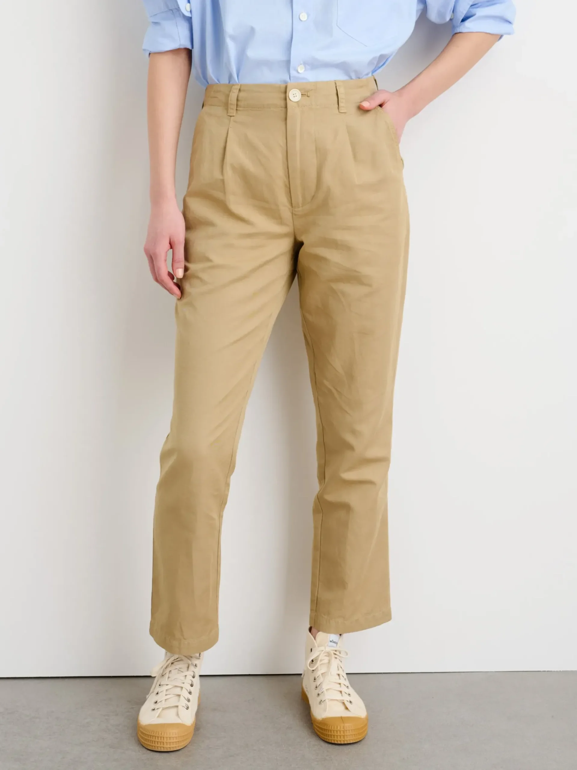 Sale Alex Mill Boy Pant In Cotton Linen Vintage Khaki