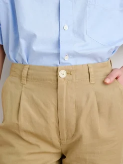 Sale Alex Mill Boy Pant In Cotton Linen Vintage Khaki