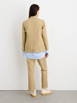 Sale Alex Mill Boy Pant In Cotton Linen Vintage Khaki