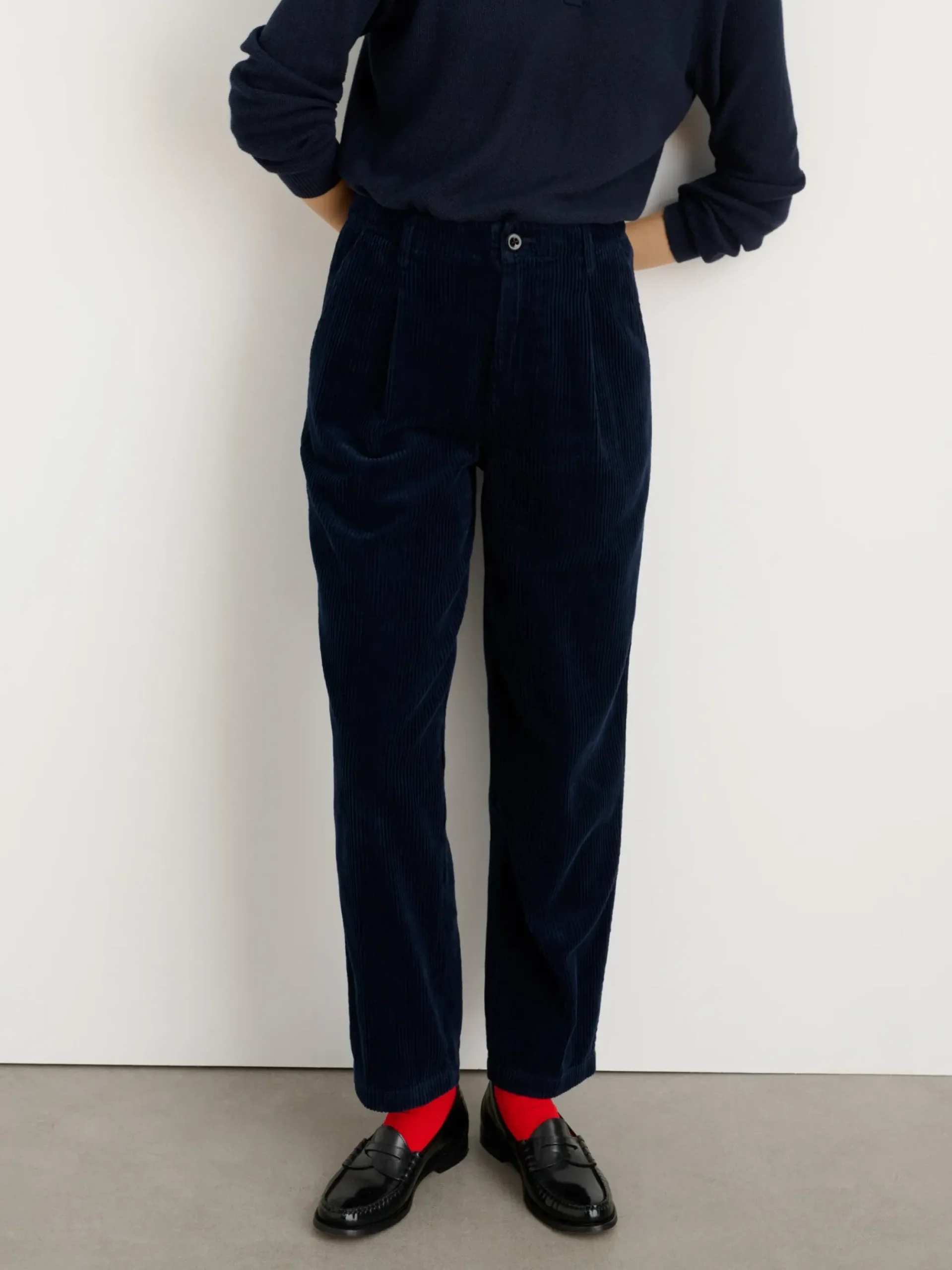 Fashion Alex Mill Boy Pant In Rugged Corduroy Dark Navy