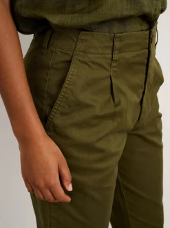 Online Alex Mill Boy Pleated Chino Deep Olive