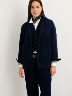 Discount Alex Mill Boyish Blazer In Rugged Corduroy Dark Navy