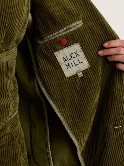 Clearance Alex Mill Boyish Blazer In Rugged Corduroy Dark Olive