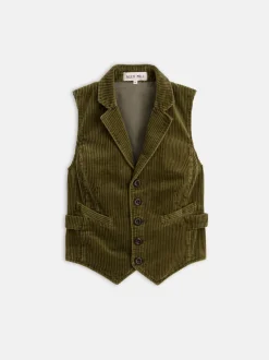 Fashion Alex Mill Boyish Vest In Rugged Corduroy Dark Olive