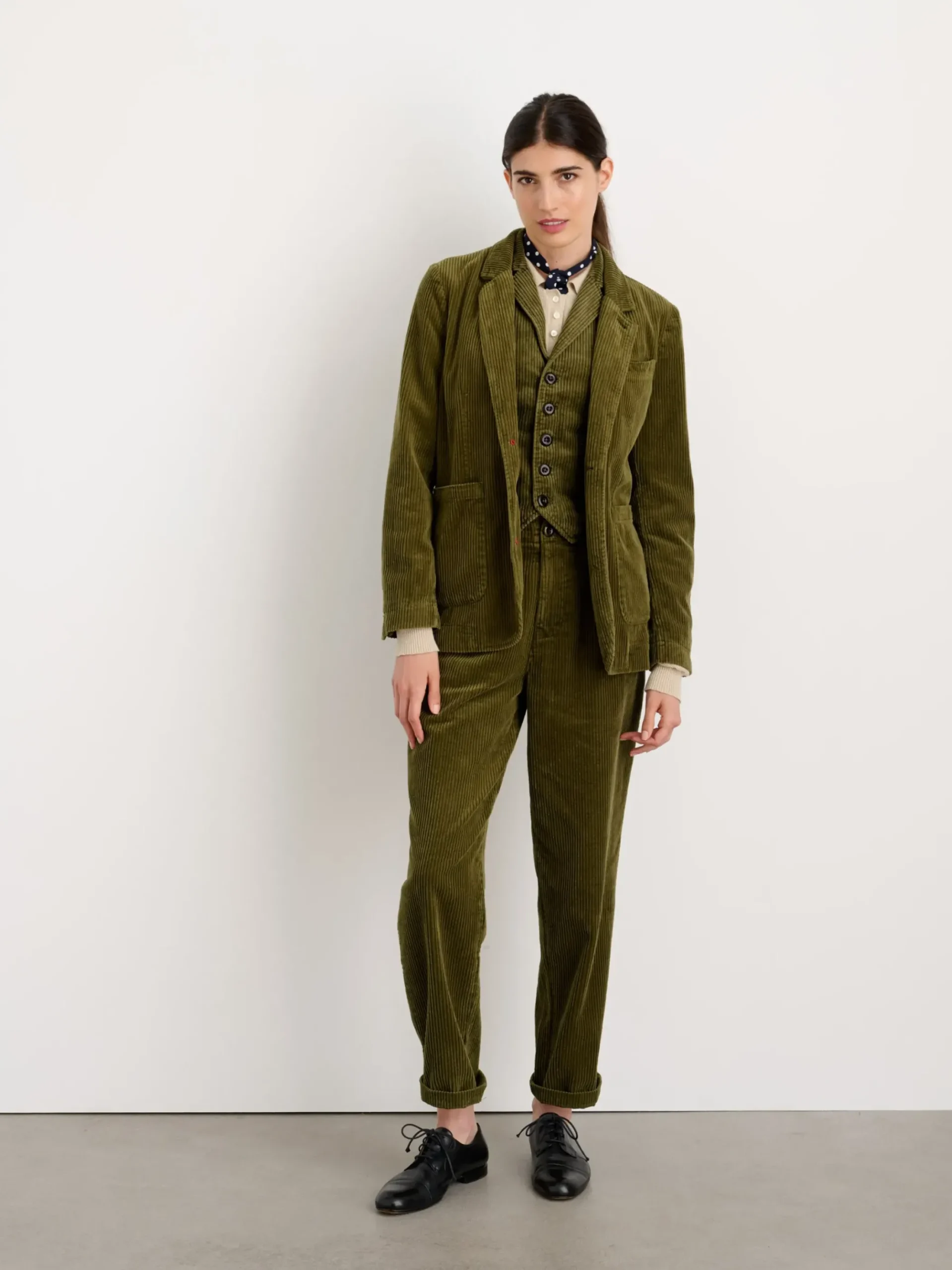 Fashion Alex Mill Boyish Vest In Rugged Corduroy Dark Olive