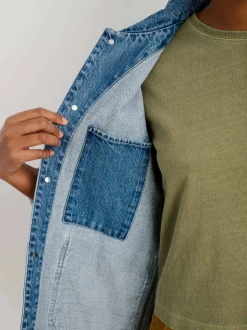 New Alex Mill Britt Work Jacket In Denim