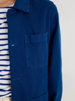 Best Alex Mill Britt Work Jacket In Recycled Denim Cobalt