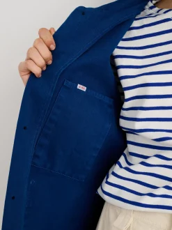 Best Alex Mill Britt Work Jacket In Recycled Denim Cobalt
