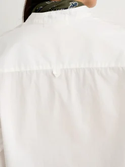 Clearance Alex Mill Collarless Standard Shirt In Solid