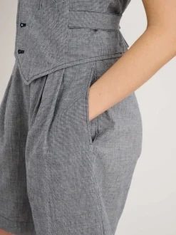 Online Alex Mill Drill Shorts In Houndstooth