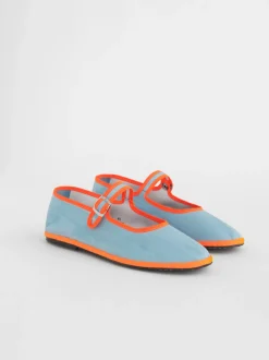 Hot Alex Mill Drogheria Crivellini Mary Janes Sky Moire