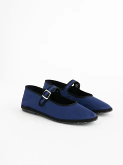Discount Alex Mill Drogheria Crivellini Mary Janes Blue Moire