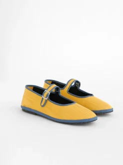 Sale Alex Mill Drogheria Crivellini Mary Janes Gold Moire