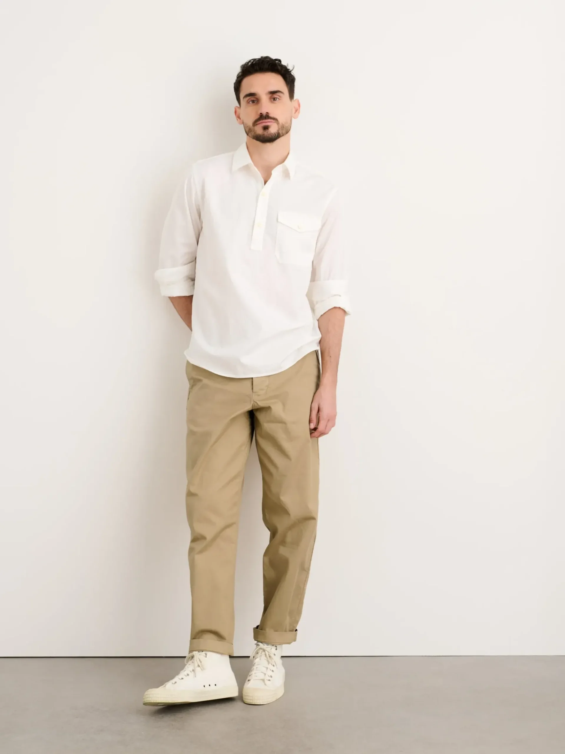 Sale Alex Mill Flat Front Pant In Vintage Twill Vintage Khaki