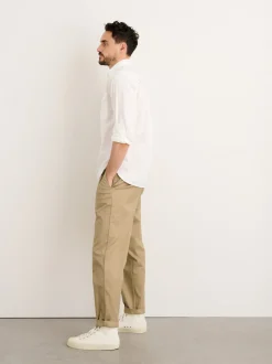 Sale Alex Mill Flat Front Pant In Vintage Twill Vintage Khaki