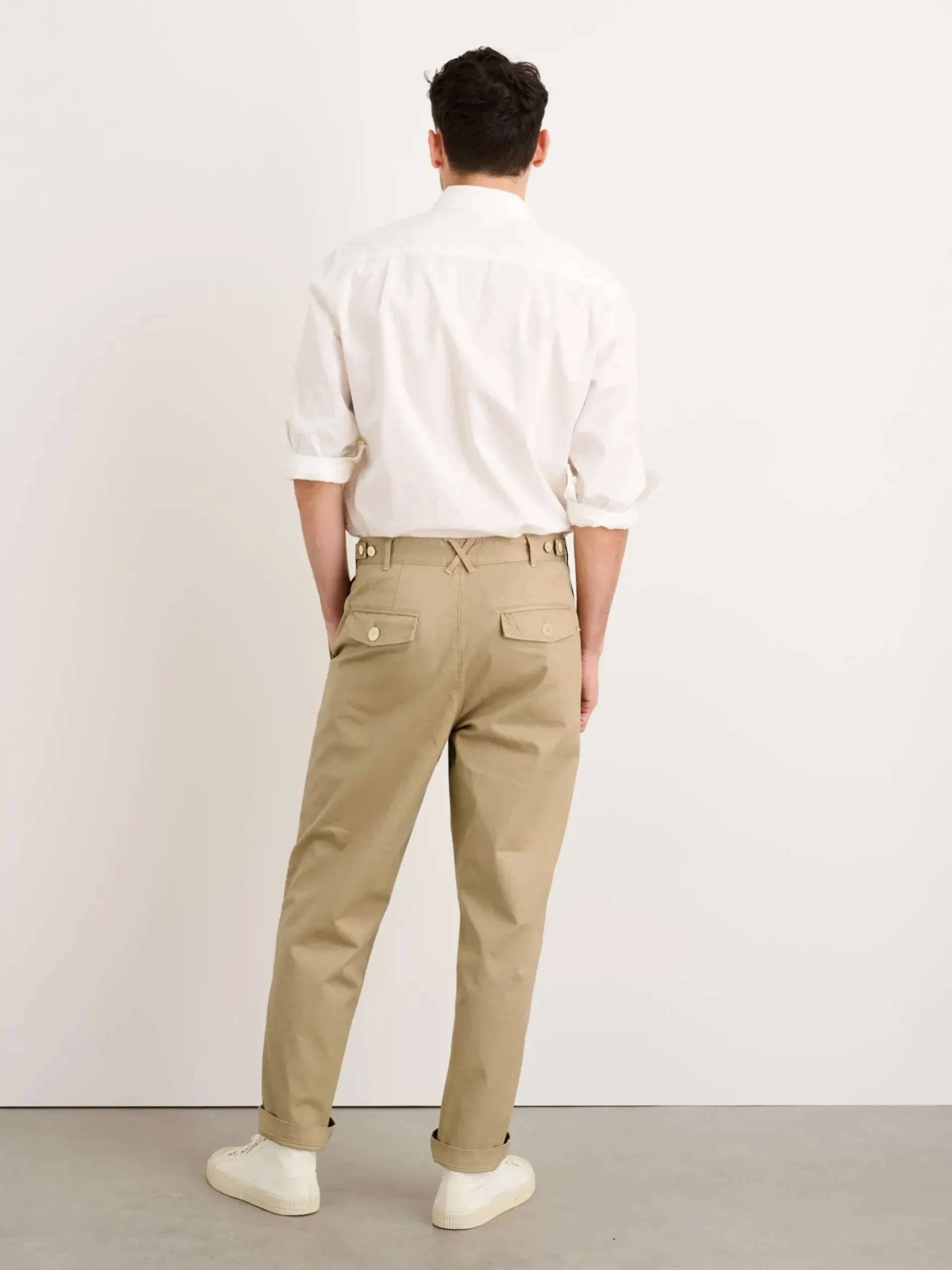 Sale Alex Mill Flat Front Pant In Vintage Twill Vintage Khaki