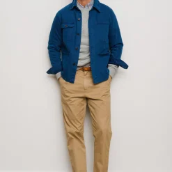 Hot Alex Mill Garment Dyed Work Jacket In Recycled Denim French Navy