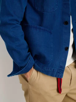 Hot Alex Mill Garment Dyed Work Jacket In Recycled Denim French Navy