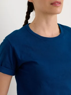 Sale Alex Mill Indigo Dyed Frank Tee In 40S Jersey