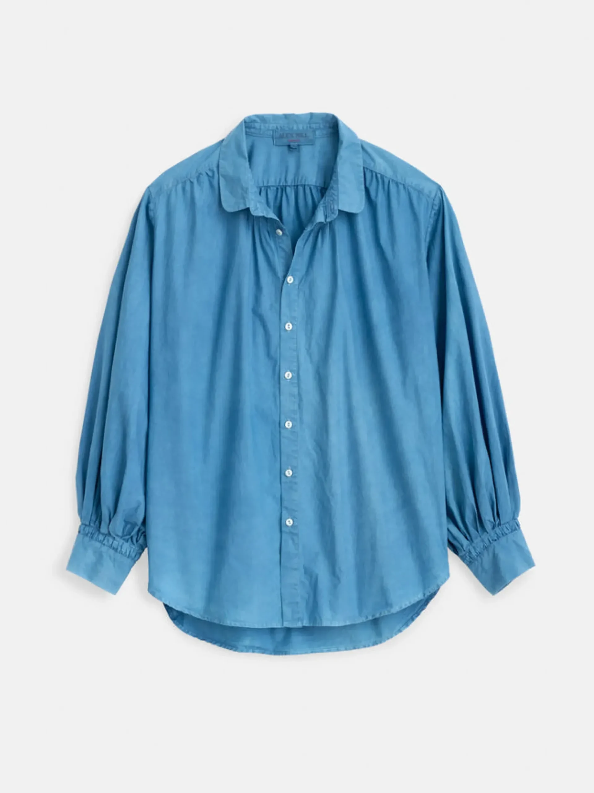 New Alex Mill Indigo Dyed Kit Shirt In Paper Poplin