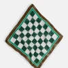Discount Alex Mill Italian Bandana In Checkers Ivory/Golden Khaki/Green