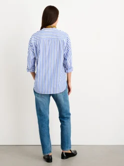 Best Alex Mill Jo Striped Shirt In Cotton Blue/White