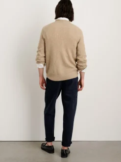 New Alex Mill Jordan Sweater In Lightweight Cashmere Stone