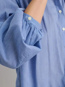 Sale Alex Mill Katherine Shirt In Cotton Voile Blue