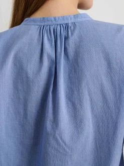 Sale Alex Mill Katherine Shirt In Cotton Voile Blue